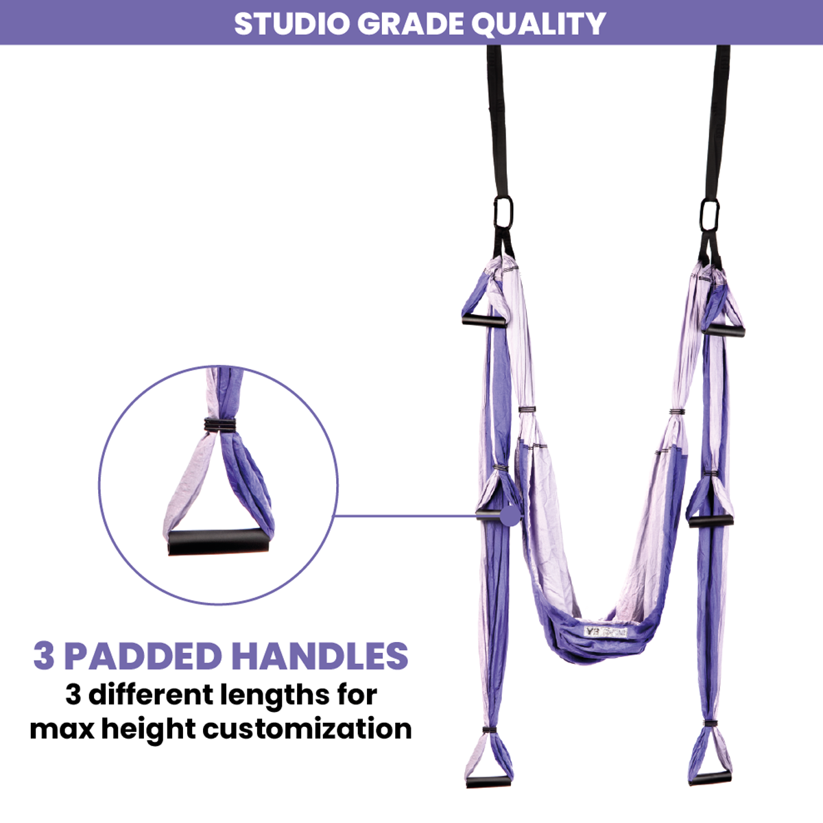 Replacement Handles x3 for Yoga Trapeze Swing